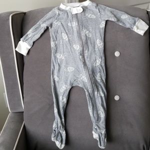 🐝Burt's Bees Baby Zip-Up Pajama